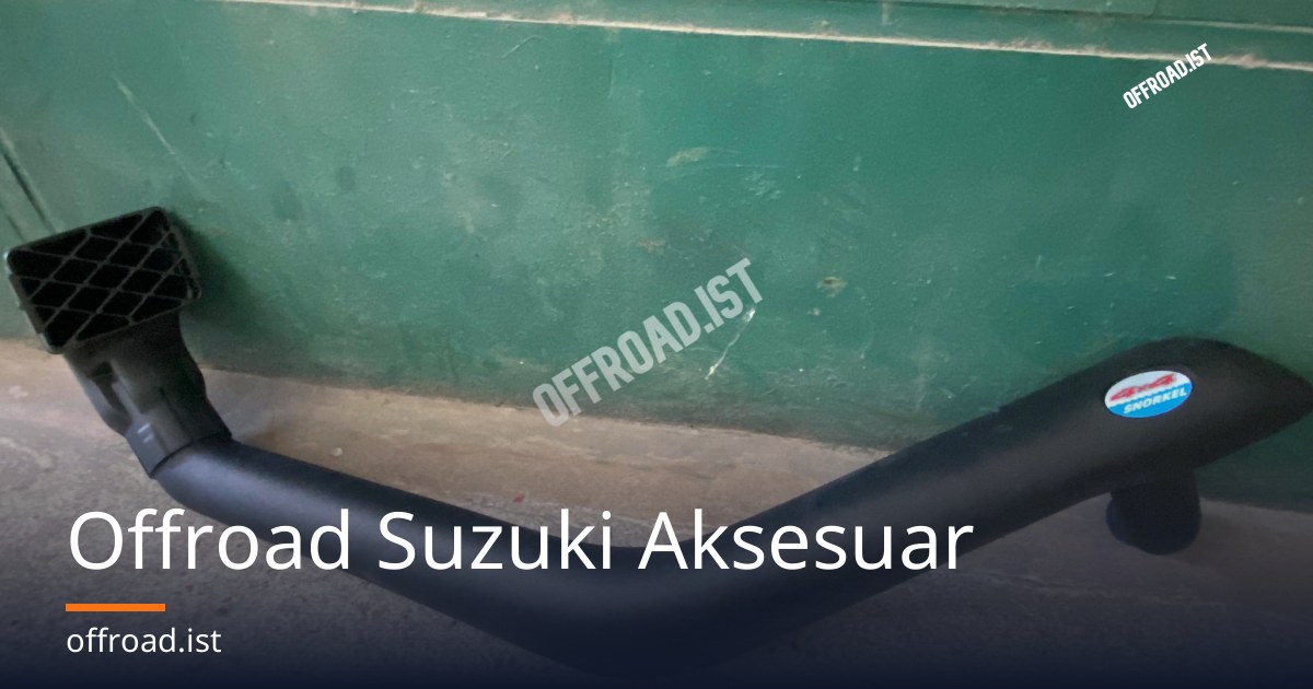 Offroad Suzuki Aksesuar