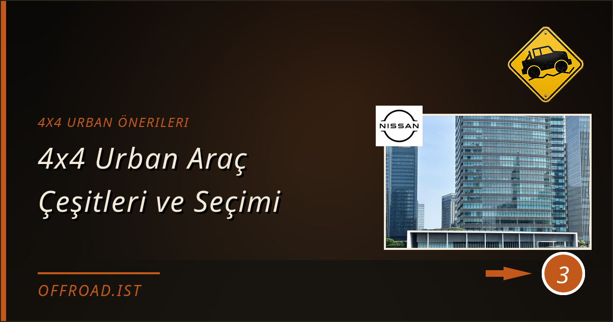 4x4 urban önerileri - 4x4 Urban Araç Çeşitleri ve Seçimi