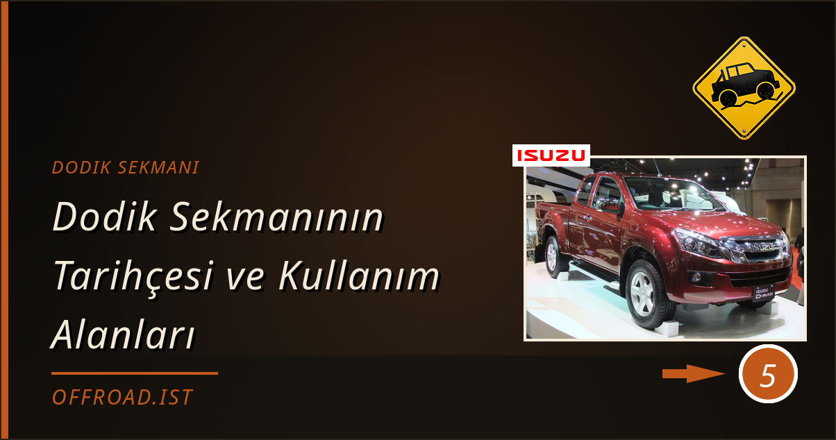 dodik sekmanı - Dodik Sekmanının Tarihçesi ve Kullanım Alanları