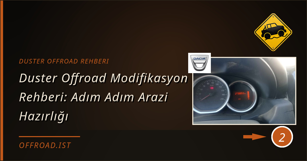 duster offroad rehberi - Duster Offroad Modifikasyon Rehberi: Adım Adım Arazi Hazırlığı