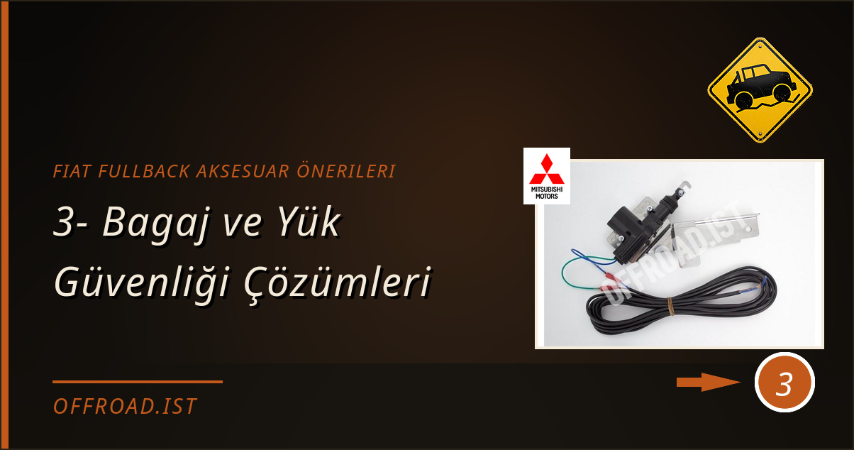 fiat fullback aksesuar önerileri - 3- Bagaj ve Yük Güvenliği Çözümleri