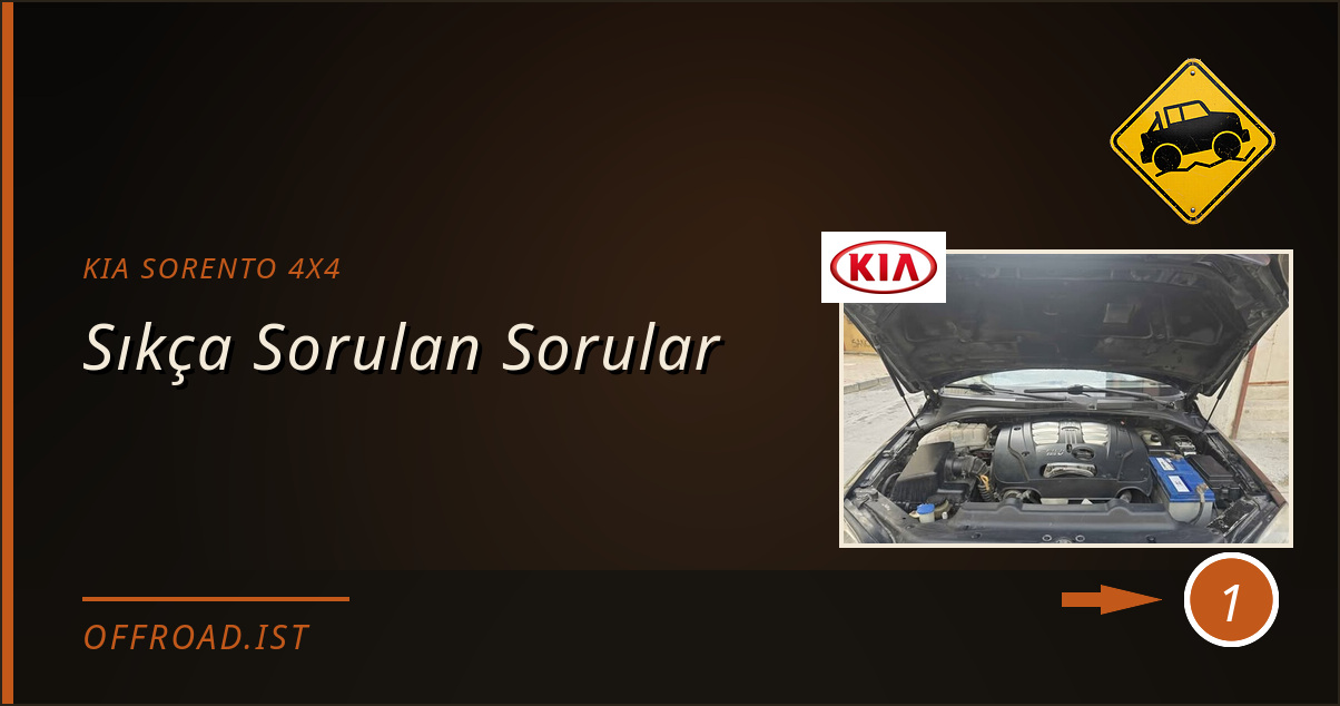 kia sorento 4x4 - Sıkça Sorulan Sorular