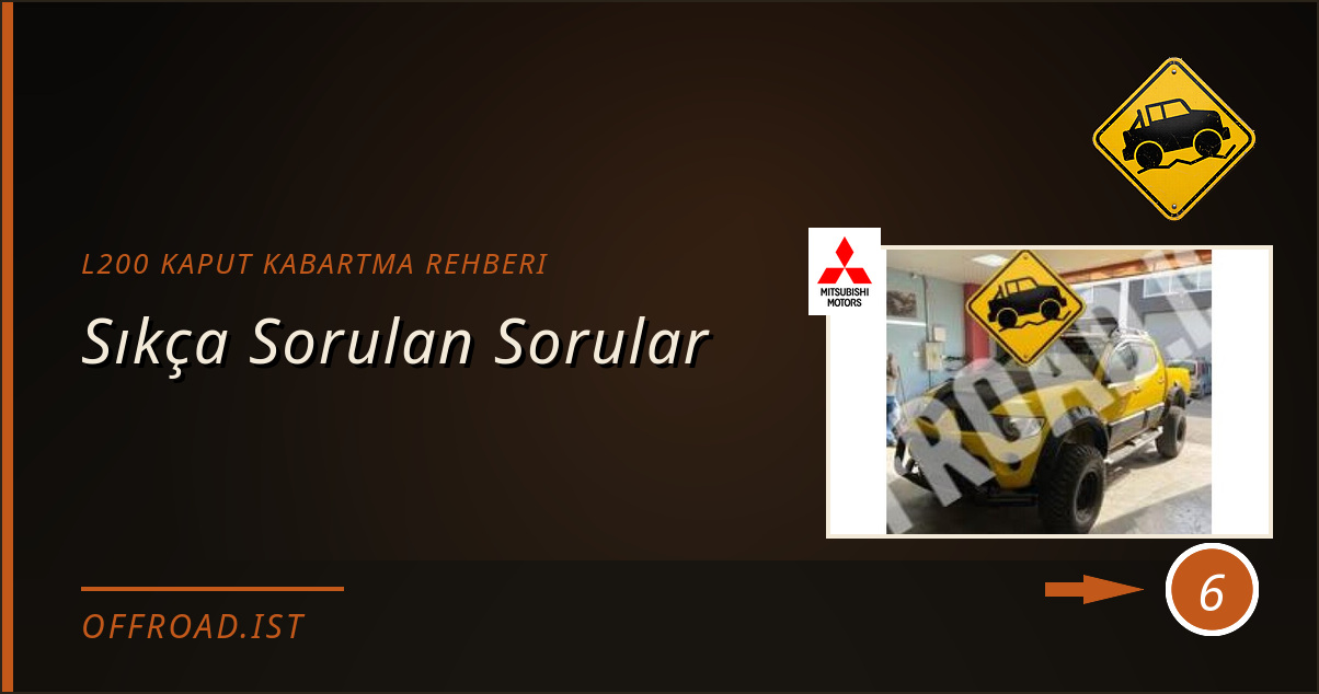 l200 kaput kabartma rehberi - Sıkça Sorulan Sorular