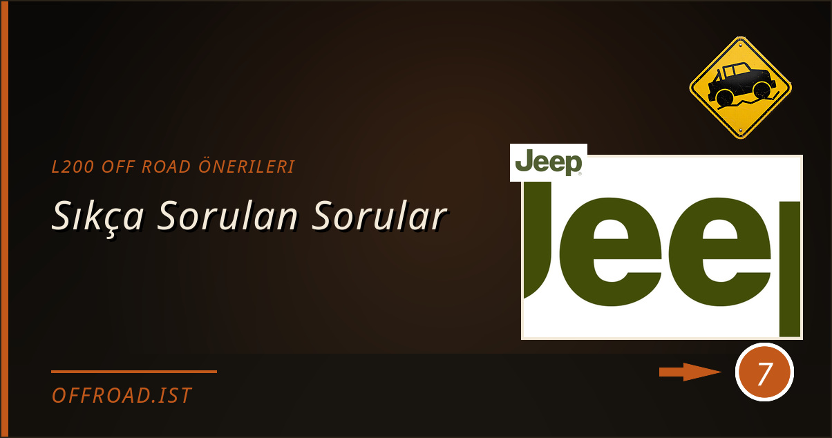 l200 off road önerileri - Sıkça Sorulan Sorular