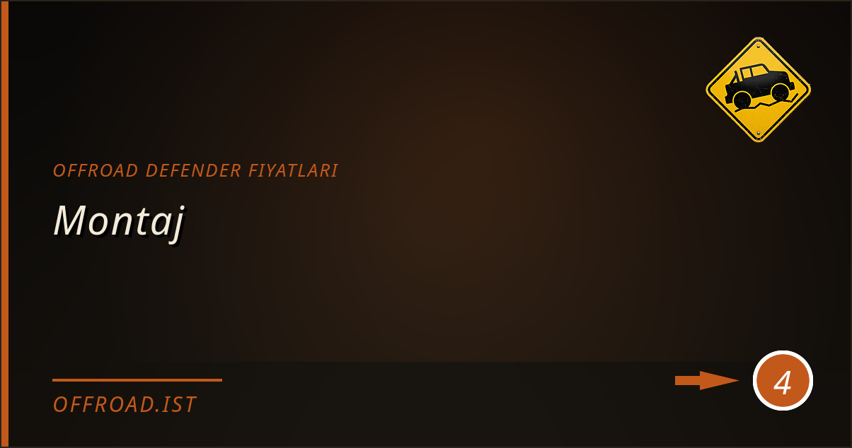 offroad defender fiyatları - Montaj