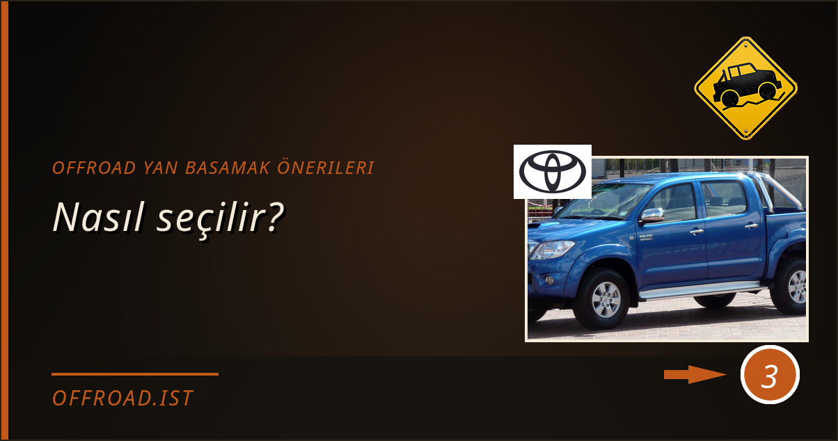 offroad yan basamak önerileri - Nasıl seçilir?