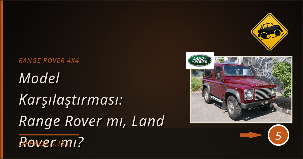 range rover 4x4 - Model Karşılaştırması: Range Rover mı, Land Rover mı?