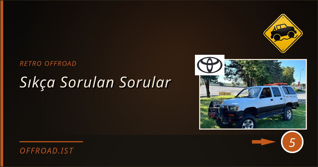 retro offroad - Sıkça Sorulan Sorular