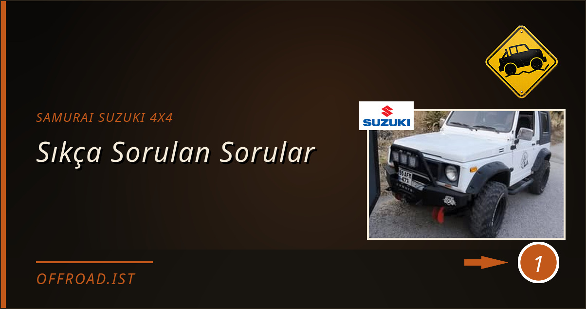 samurai suzuki 4x4 - Sıkça Sorulan Sorular