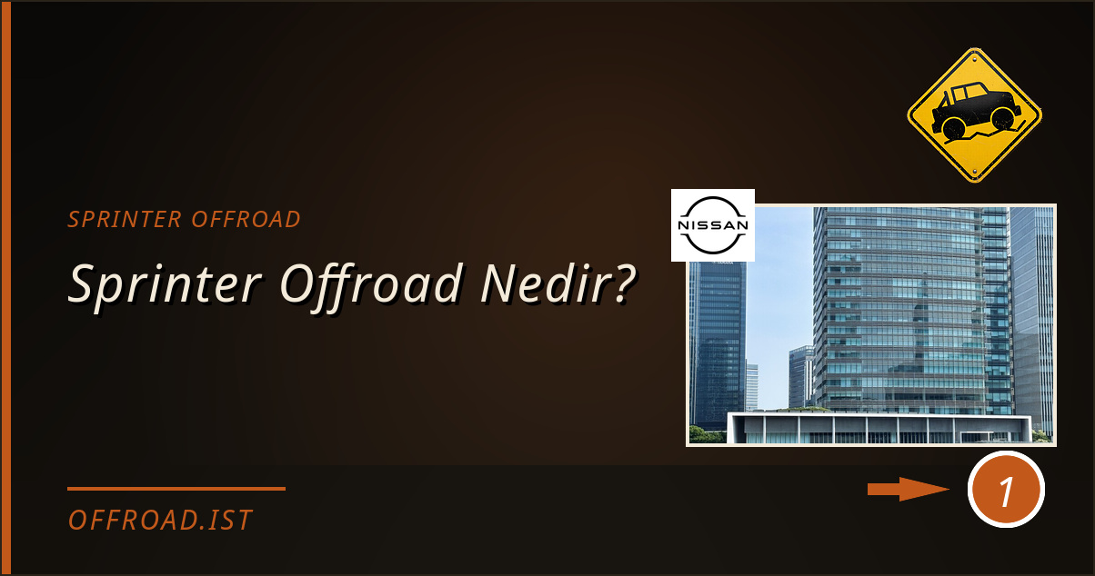 sprinter offroad - Sprinter Offroad Nedir?