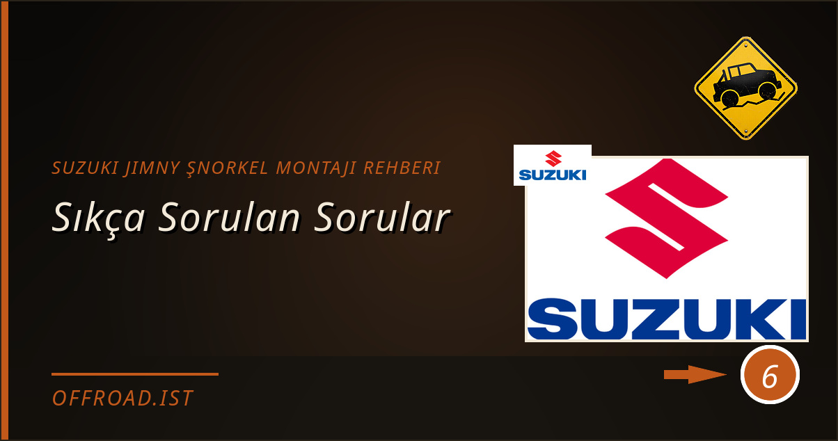 suzuki jimny şnorkel montajı rehberi - Sıkça Sorulan Sorular