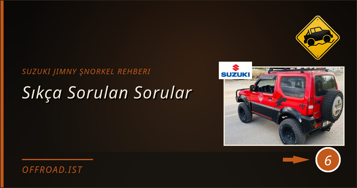 suzuki jimny şnorkel rehberi - Sıkça Sorulan Sorular
