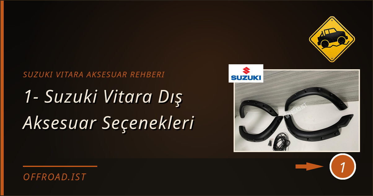 suzuki vitara aksesuar rehberi - 1- Suzuki Vitara Dış Aksesuar Seçenekleri