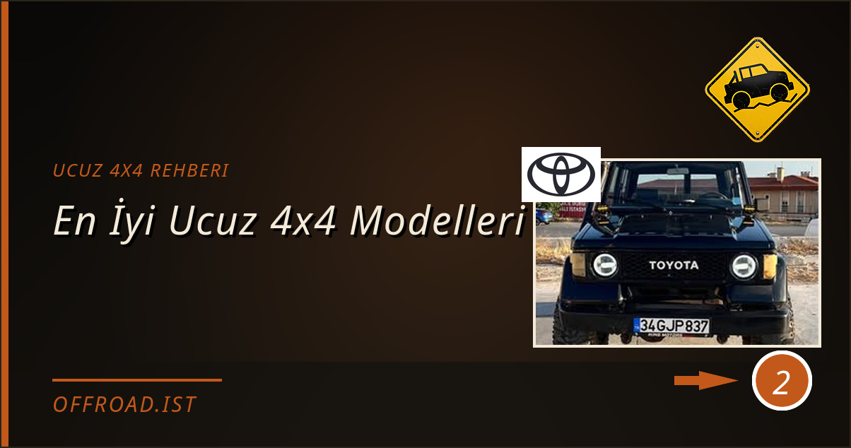 ucuz 4x4 rehberi - En İyi Ucuz 4x4 Modelleri