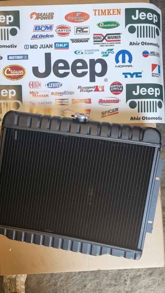 Ahir Otomotiv Jeep CJ Serisi 4 Sıra Süper Bakır Radyatör