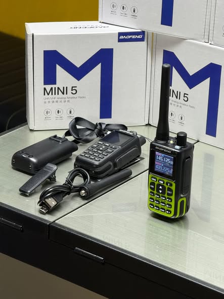 Baofeng Mini 5 UHF/VHF Bluetooth Uygulama Destekli Telsiz