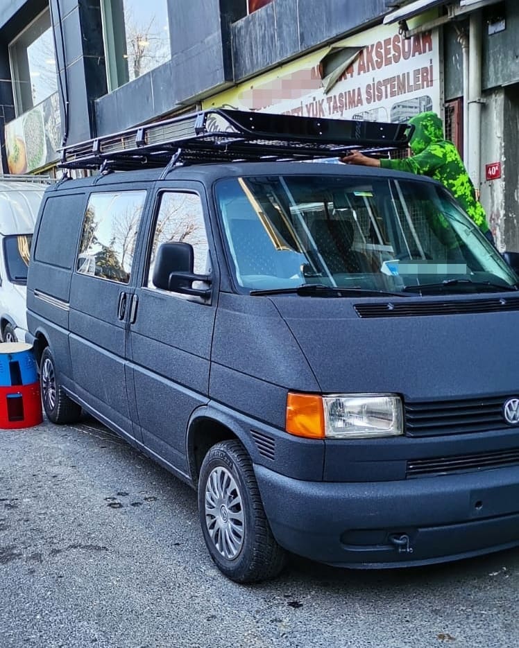 Volkswagen / T4 Boydan boya özel tasarım tavan sepeti ve Ara Atkı- VW Aksesuar