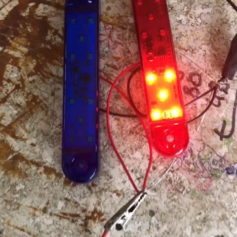 10 LED'li Çakar Adet Fiyatı 35 TL Su geçirmez
