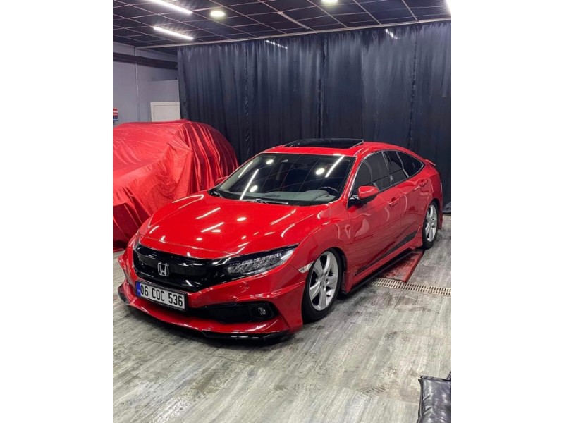 HONDA CİVİC FC5 (2020..) ÖN TURBO TAMPON EKİ----fibersan tuning