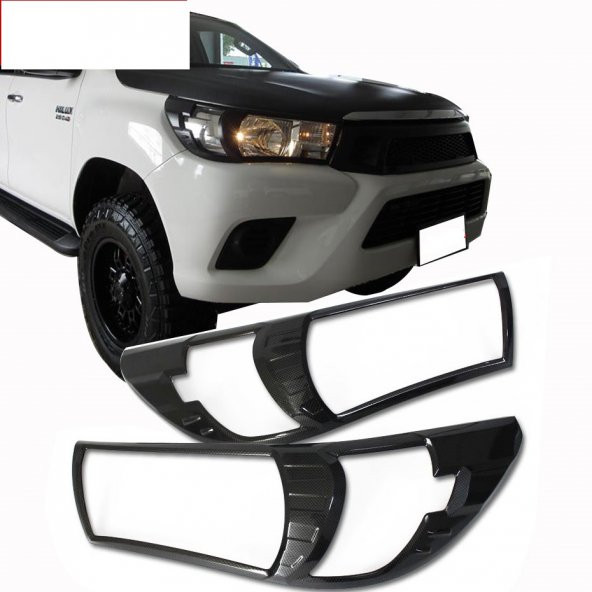 Far Çerçevesi Karbon Siyah Toyota Hılux 2015+2019