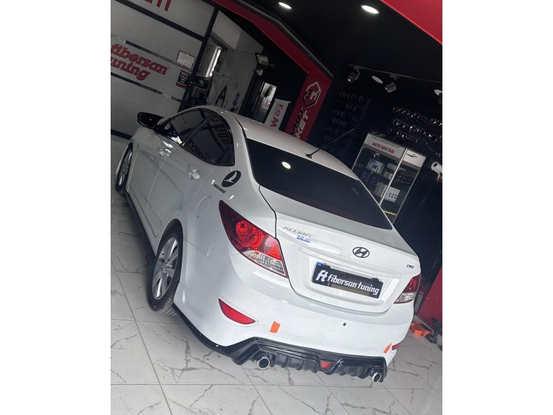 HYUNDAİ BLUE ARKA TAMPON EKİ----fibersan tuning