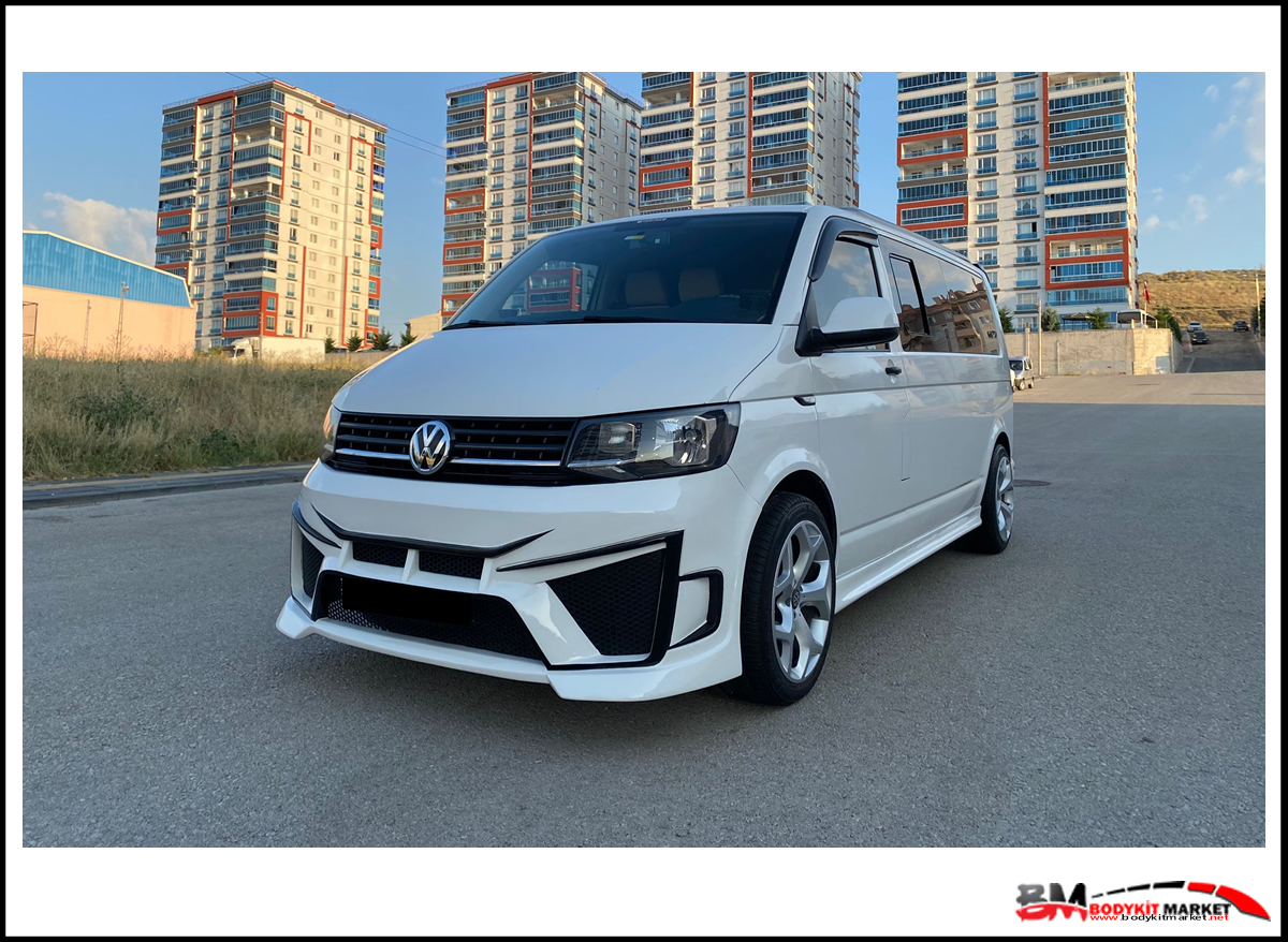 TRANSPORTER T7 SPOR ÖN TAMPON BOYASIZ FİBERGLAS 2015-2019