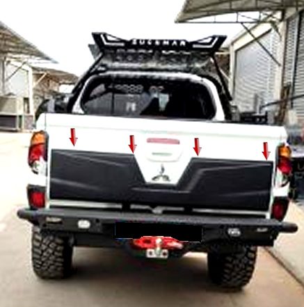 MİTSUBİSHİ L200 BAGAJ KAPAK KAPLAMA PLASTİK 2007-2014