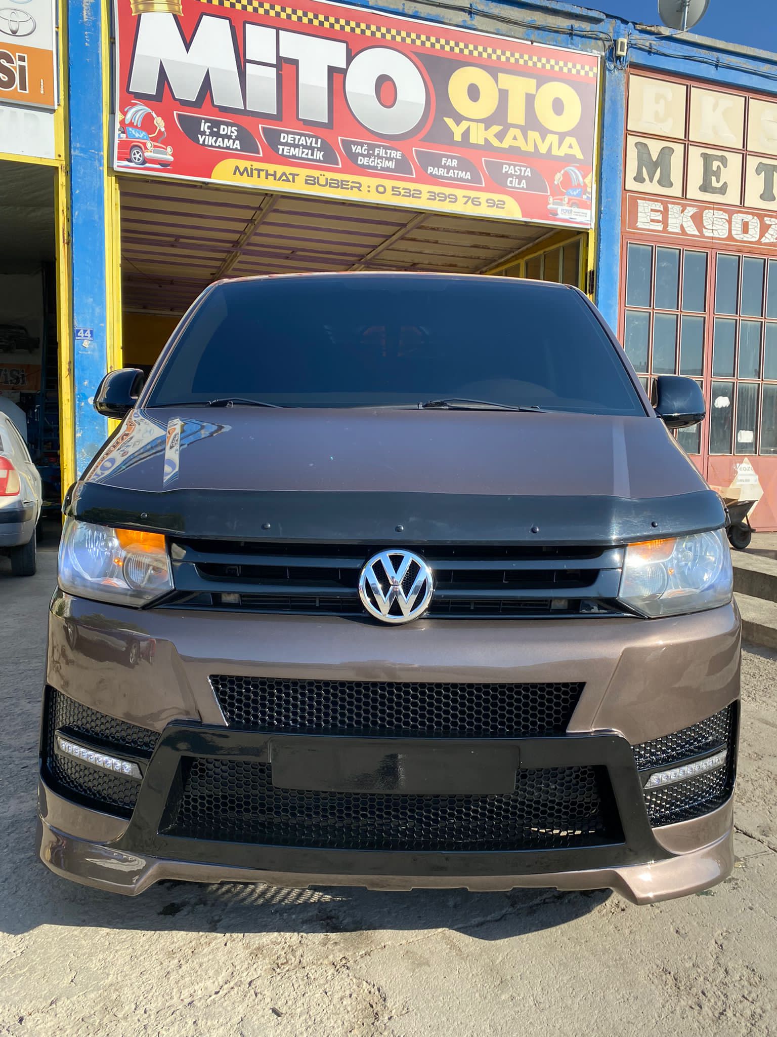 TRANSPORTER T6 SPOR ÖN TAMPON BOYASIZ FİBERGLAS 2010-2014