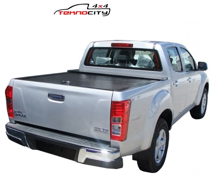 Isuzu Dmax Alüminyum sürgülü Düz Kapak Rollbag 2012-(rollbarsız)