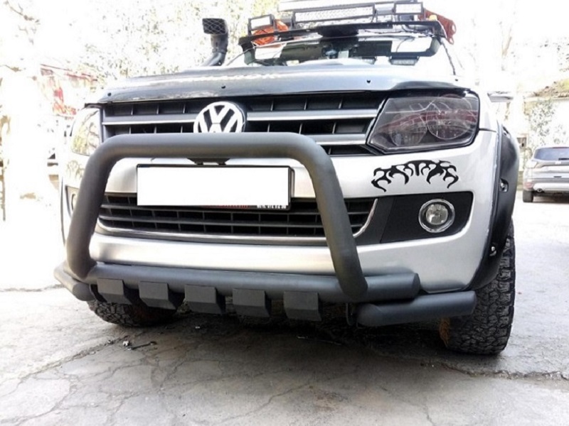 FORD RANGER 2012-- ÖN KORUMA DOUBLE SHARK SİYAH