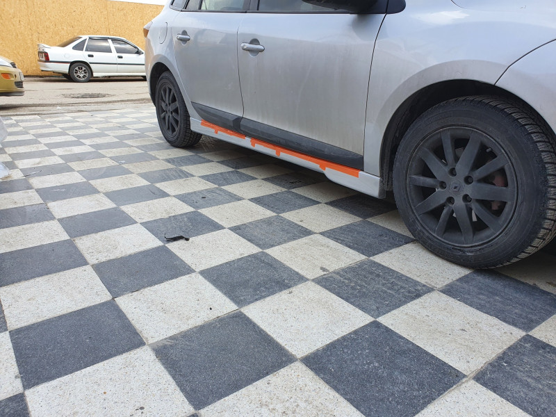 megane 3 coupe marşpiyel takımı---fibersan tuning