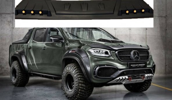 MERCEDES X CLASS MOONVİSÖR (TAVAN KEBİ) BEYAZ LEDLİ