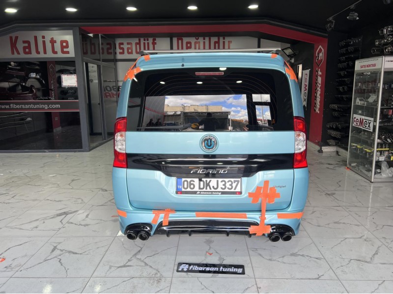 fiat fiorino arka tampon eki---fibersan tuning