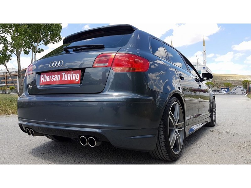 AUDİ A3 ARKA TAMPON EKİ( 4 kapı )