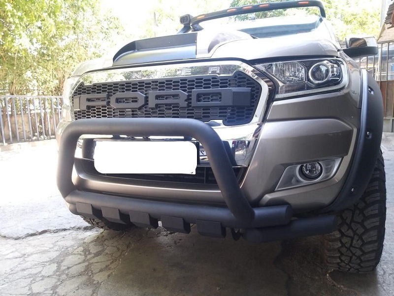 FIAT FULLBACK ÖN KORUMA DOUBLE SHARK SİYAH