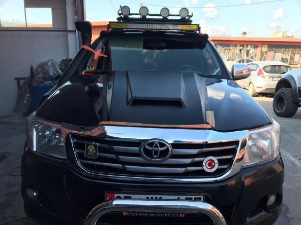 TOYOTA HILUX VİGO 2010-2015 KAPUT HAVALANDIRMA KAPLAMASI-(KAPUT ŞİŞİRME) KAPUT SCOOP FRP