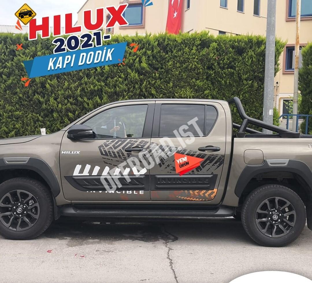 Toyota Hilux 2021- Door Moldings 4 Pieces Offroad Cladding