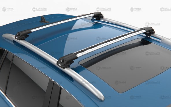 SUBARU FORESTER (SG) SUV 2003-2008 TAVAN BAGAJ APARATI - ARA ATKI ALUMİNYUM RENK