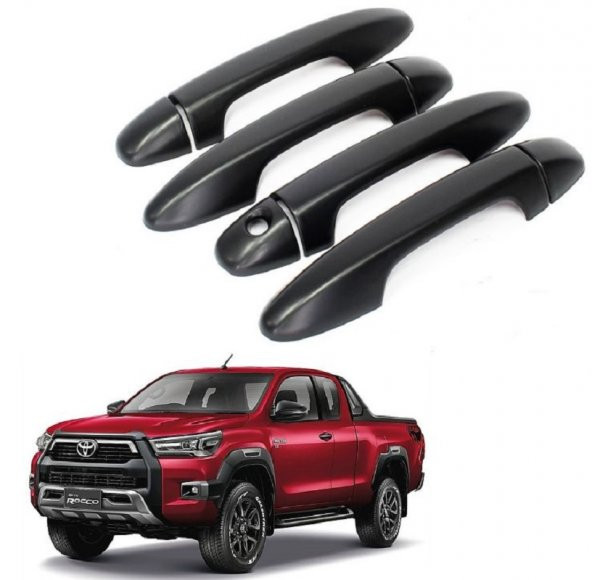 Toyota Hılux 2019 + Kapı Kolu Kaplaması siyah