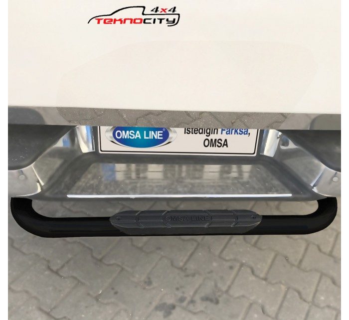 Isuzu Dmax Arka Koruma Q76 Siyah 2012-
