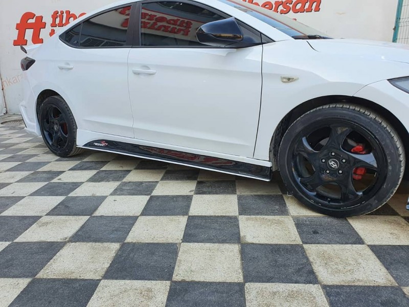 Hyundai Elantra (2016+) FT Side Skirt Set - Fibersan Tuning