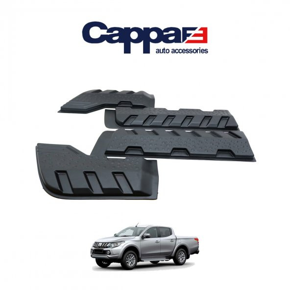 CAPPAFE L200 2015-2019 Kapı Koruma Dodik UV Kat. (ABS) 4 PARÇA