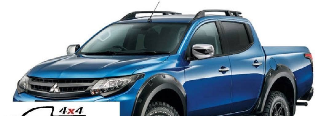 MITSUBISHI L200 TRITON 2015+2019 ÇAMURLUK KAPLAMA (DODİK ) ABS PLASTİK MAT SİYAH KROM VİDALI