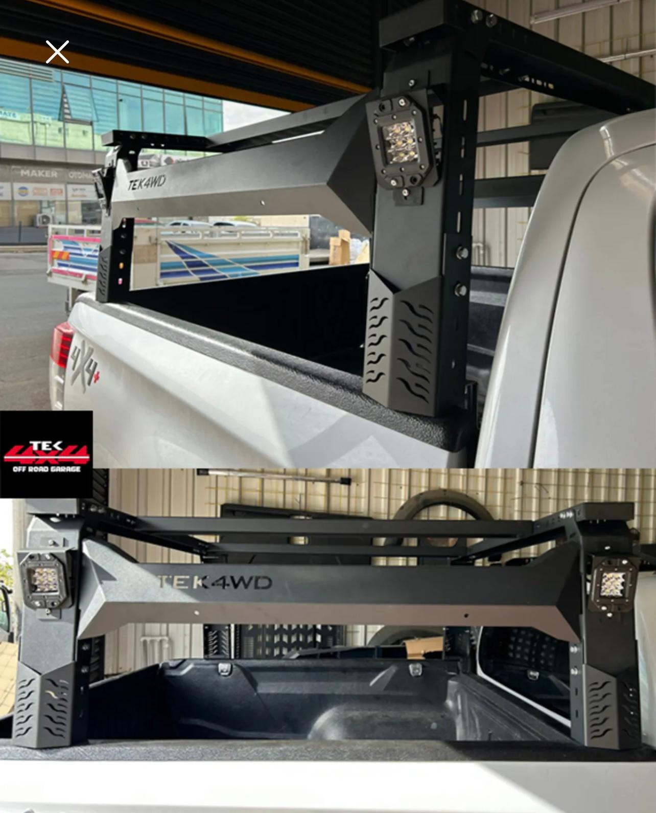 LAZER KESİM ÇADIR ROLLBAR 3MM KALINLIK TÜM PİCKUP ARAÇLARA UYUMLU (IŞIKLI)