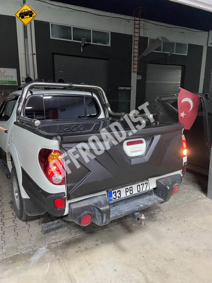 MİTSBİSHİ L200 (2007-2014) PLASTİK TAM BAGAJ KAPAĞI KAPLAMA