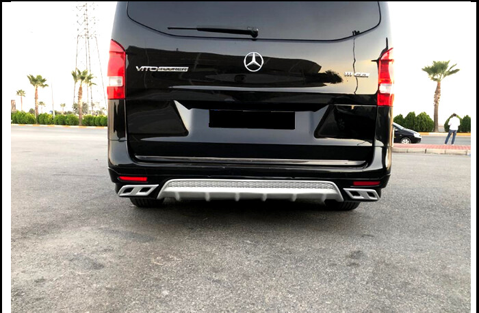 Mercedes Vito Arka Tampon Difüzörü Boyasiz