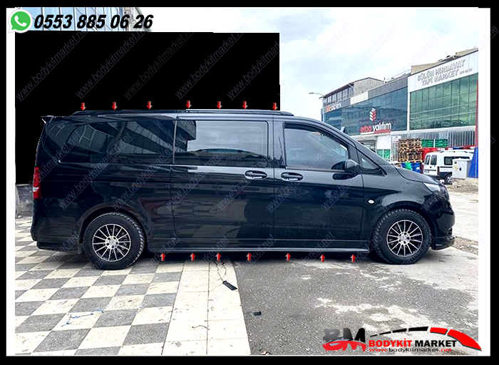 Mercedes Vito Fiberglas Tavan Çitasi Boyasiz