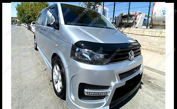 Transporter T6 Modified Front Bumper with LED Unpainted 2010-2014