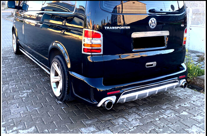 Transporter T6 Spor Tampon Seti Fiberglas Boyasiz 2010-2014