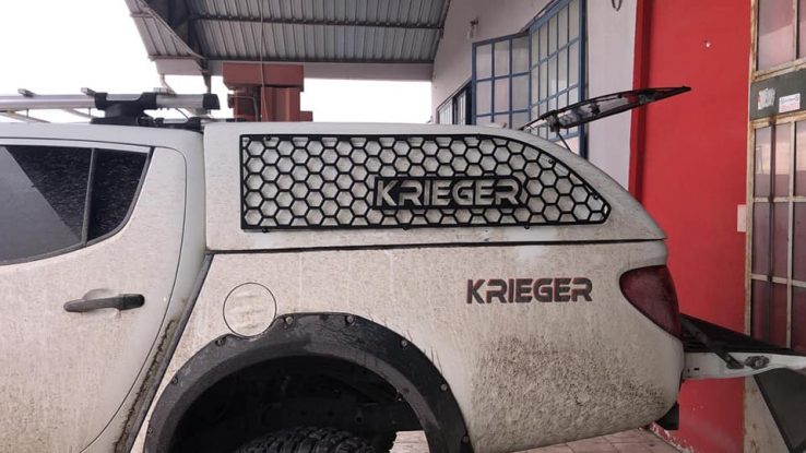 Mitsubishi L-200 Cam Koruma Izgarası (Sağ-Sol 2 Parça) - Görsel 2